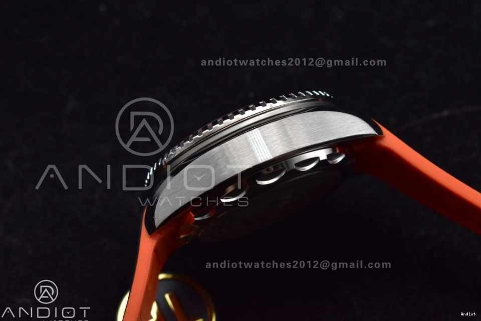 Ceramic on Best Bezel SS Deep 6000M Ultra A2824 Rubber Dial Edition Seamaster 1:1 Black Strap Gray TF Orange 1218